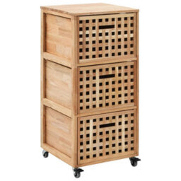 Berkfield Bathroom Cabinet 41X41X91 Cm Solid Walnut Wood - thumbnail 1