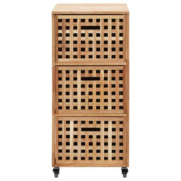 Berkfield Bathroom Cabinet 41X41X91 Cm Solid Walnut Wood - thumbnail 3