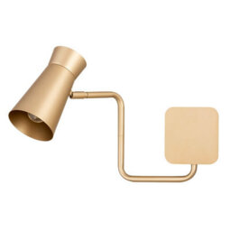 Luminosa Lighting Luminosa Lord Adjustable Reading Wall Light Gold E14 - thumbnail 5
