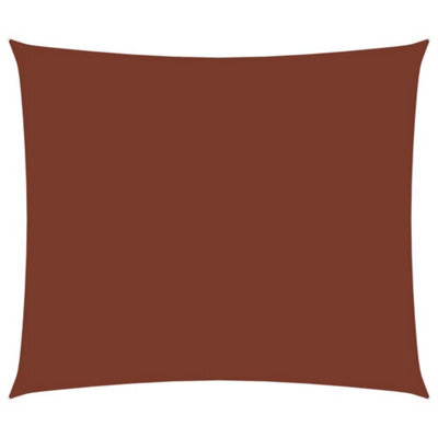 Berkfield Sunshade Sail Oxford Fabric Rectangular 2.5X4.5 M Terracotta - image 1