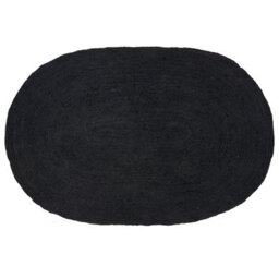 Beliani Rug Demirci Black 160 X 230 Cm Jute - thumbnail 1