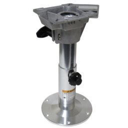 SecureFix Direct Aluminium Fixed Boat Seat Pedestal (Adjustable High Base Marine Fishing Speedboat Chair) - thumbnail 1