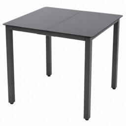 Vcm Alu Glass Garden Table Balcony Table 80X80 - thumbnail 4