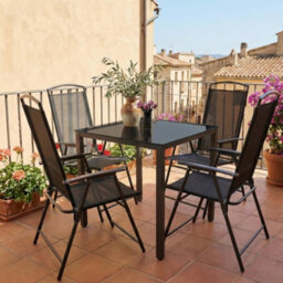 Vcm Alu Glass Garden Table Balcony Table 80X80 - thumbnail 5