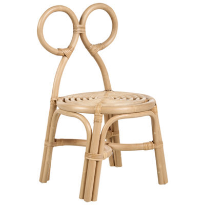 Beliani Kids Chair Mirtia Rattan Natural - image 1