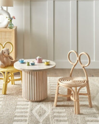Beliani Kids Chair Mirtia Rattan Natural - thumbnail 2