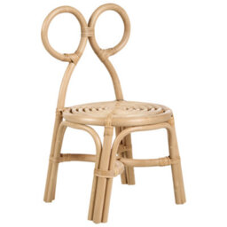 Beliani Kids Chair Mirtia Rattan Natural - thumbnail 1