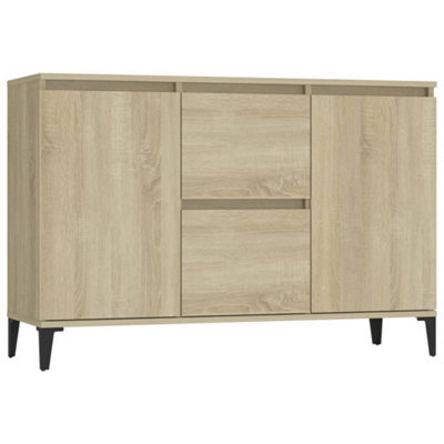 Berkfield Industrial Sideboard Sonoma Oak 104X35X70 Cm Engineered Wood - image 1