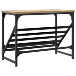 Berkfield Shoe Rack Sonoma Oak 60X30X45 Cm Engineered Wood - thumbnail 6