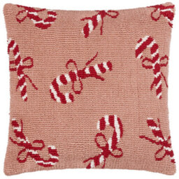 furn. Furn Candy Canes Tufted Polyester Filled Cushion - thumbnail 1