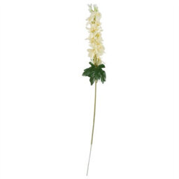 Leaf 60Cm Artificial Berry Delphinium Cream Flower Mix Glass Vase - thumbnail 6