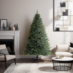 Evre Brunswick Spruce Extra Bushy Artificial Christmas Tree 7 Ft 210Cm 1200 Tips - 4/5/6/7/8 Ft Available - thumbnail 1