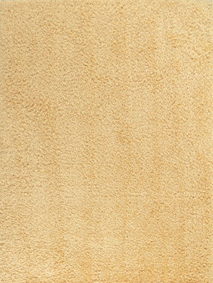 Livabliss Moda Shaggy-Solid Color Yellow Plush Soft Pile Living Bedroom Rug 200 X 275 Cm Easy Care, Non Shedding - image 1