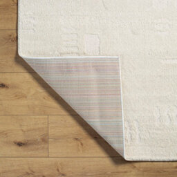 Livabliss Freud-Modern Ivory Off-White High Pile Living Dining Bedroom Rug 140 X 200 Cm Easy Care, Non Shedding - thumbnail 4
