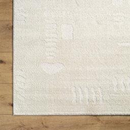 Livabliss Freud-Modern Ivory Off-White High Pile Living Dining Bedroom Rug 140 X 200 Cm Easy Care, Non Shedding - thumbnail 6