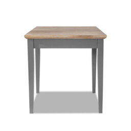 Statement Furniture Florence Square Extendable Kitchen Dining Table In Dove Grey - thumbnail 4