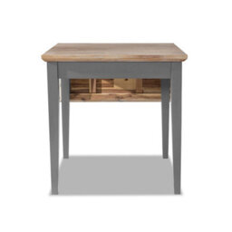 Statement Furniture Florence Square Extendable Kitchen Dining Table In Dove Grey - thumbnail 5