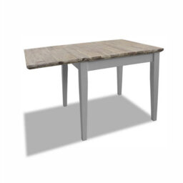Statement Furniture Florence Square Extendable Kitchen Dining Table In Dove Grey - thumbnail 2