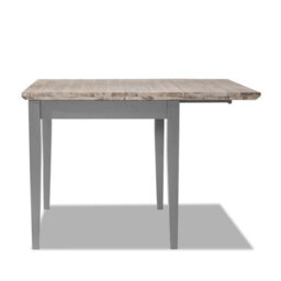 Statement Furniture Florence Square Extendable Kitchen Dining Table In Dove Grey - thumbnail 3