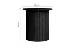 Black Fluted Side Table Axel Birlea - thumbnail 9