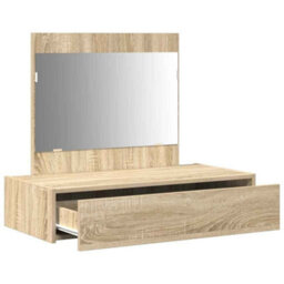 Walplus Dressing Table Brown 83 X 40 X 70 Cm Engineered Wood - thumbnail 5