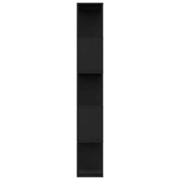 Berkfield Book Cabinet/room Divider Black 80X24X159 Cm Engineered Wood - thumbnail 6