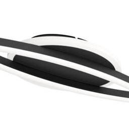Eglo Lungolago Black Steel Minimalist Ceiling Light 901218 - thumbnail 4
