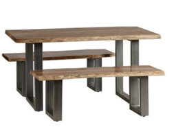 Wyld Haus Wellington 150Cm 6 Seater Acacia Wood Live Edge Dining Table - thumbnail 2