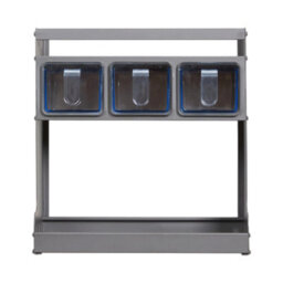 Living And Home 3-Tier Kitchen Spice Rack With 3 Seasoning Boxes, 26Cm (W) X 15Cm (D) X 28.5Cm (H) - thumbnail 4