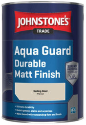 Johnstone's Trade Wood & Metal Aqua Guard Durable Matt Paint Sailing Boat (Ppg14-21) 1L - thumbnail 2