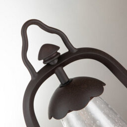 Luminosa Lighting Elstead Miners 1 Light Outdoor Pedestal Lantern Old Bronze Ip44, E14 - thumbnail 5