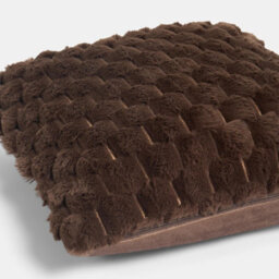 OHS 2 Pack Waffle Faux Fur Cushion Covers - 45 X 45Cm - thumbnail 3