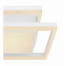 Luminosa Lighting Luminosa Squares Integrated Led Semi Flush Ceiling Light White 2X Led Dimmable 3000-6000K Remote Control Timer Tuya Smart - thumbnail 5