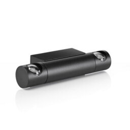 Auraglow Outdoor Integrated Led Swivel Up & Down Wall Light - Citadel - Black - thumbnail 8