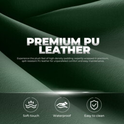 Gtplayer Gaming Chair, Ergonomic Computer Chair With Footrest And Lumbar Support Height Adjustable Home Office, Green - thumbnail 4