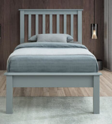 Save On Goods UK 3Ft Single Grey Wood Wooden Bed Frame.low Foot End - thumbnail 4