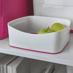 Leitz Mybox Wow White Pink 4-Pack Storage Tray - thumbnail 2