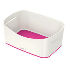 Leitz Mybox Wow White Pink 4-Pack Storage Tray - thumbnail 1