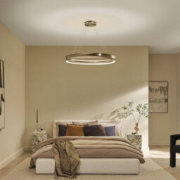 Luminosa Lighting Elstead Larousse Integrated Led Large Pendant Light Champagne Bronze 2637K - thumbnail 2