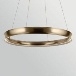 Luminosa Lighting Elstead Larousse Integrated Led Large Pendant Light Champagne Bronze 2637K - thumbnail 7
