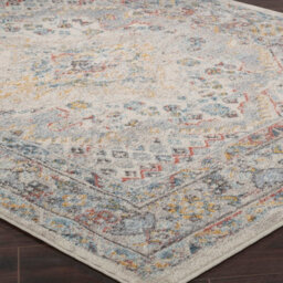 Livabliss Ankara-Vintage Taupe Grey Cream Traditional Boho Living Dining Bedroom Rug 140 X 200 Cm Easy Care, Non Shedding - thumbnail 6