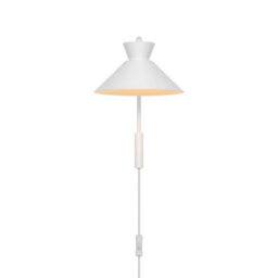 Nordlux Dial Metal Wall Light  White,plug In Or Mains - thumbnail 2