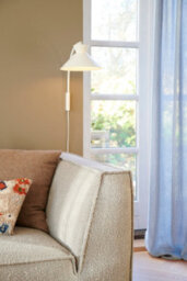 Nordlux Dial Metal Wall Light  White,plug In Or Mains