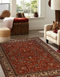 RugsX Wool Carpet Kashqai 4362 200 Ornament Claret / Beige  240X340 Cm