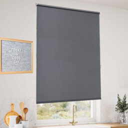 Lister Cartwright Blackout Plain Roller Blinds Windows Blind Child Safety Included (Dark Grey, 120 Cm Width X 160 Cm Drop) - thumbnail 5