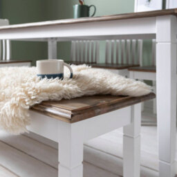 Nöa & Nani Noa & Nani Hallway Bench Entryway Medium In White And Dark Pine Canterbury - thumbnail 7