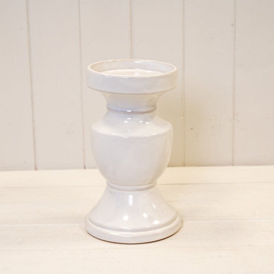Satchville Natural Ceramic Candle Holder - image 1