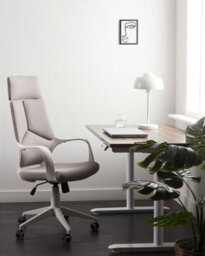 Beliani  Office Chair Delight Ii Taupe - thumbnail 2