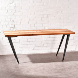Timber Foundry Angled Leg Dining Table 4-6 Seater + 2 Benches, Natural - thumbnail 3