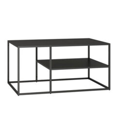 Hallowood Furniture Bewdley Black Metal Coffee Table - thumbnail 8